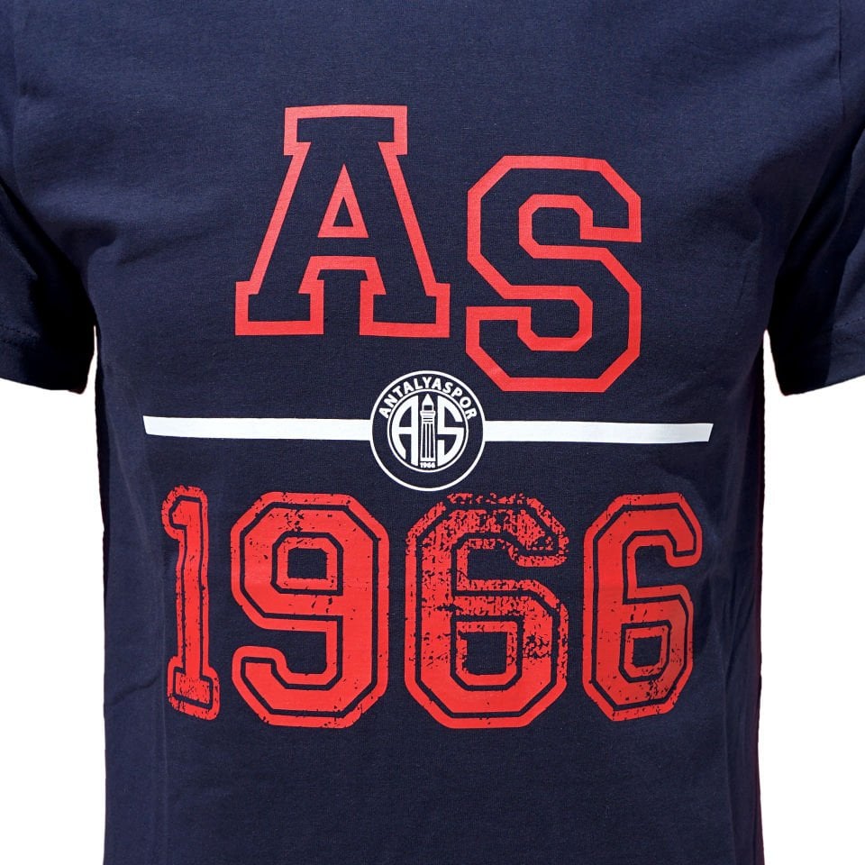 ANTALYASPOR LACİVERT AS 1966 YAZI ESKİTME TSHIRT