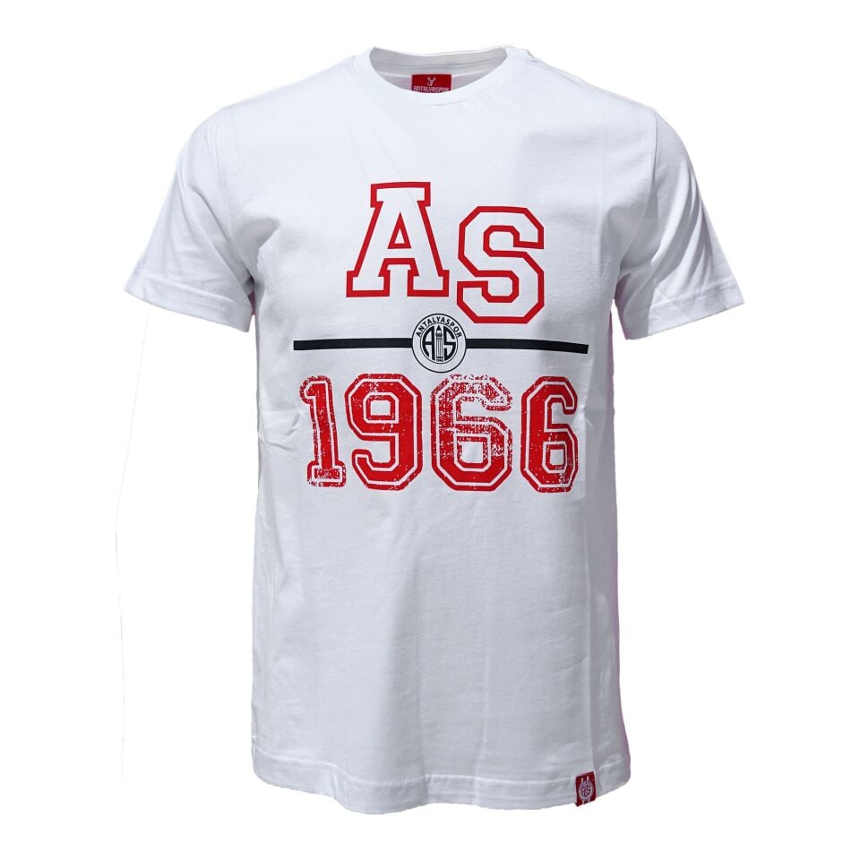 ANTALYASPOR BEYAZ AS 1966 YAZI ESKİTME TSHIRT