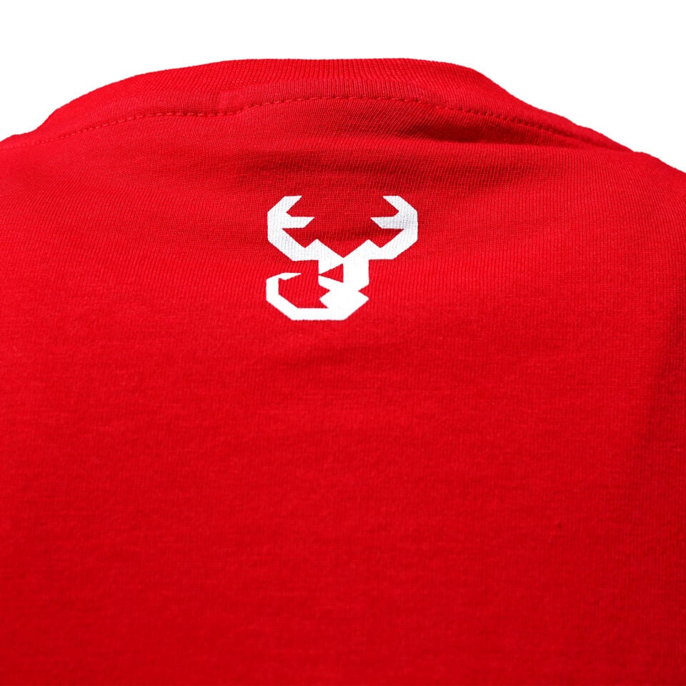 ANTALYASPOR GÖĞÜS PARÇA LOGO KIRMIZI TSHİRT