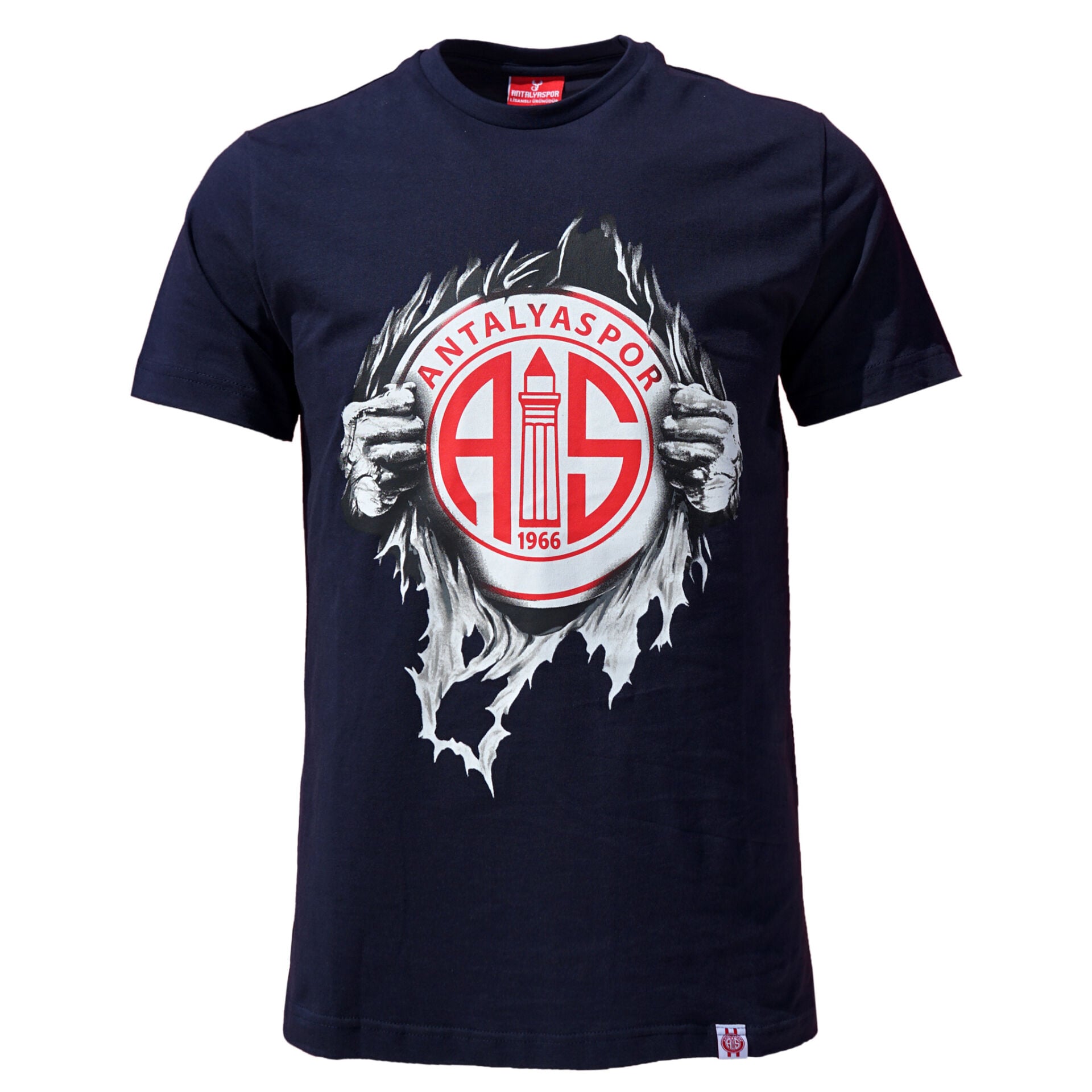 ANTALYASPOR GÖĞÜS PARÇA LOGO LACİVERT TSHİRT