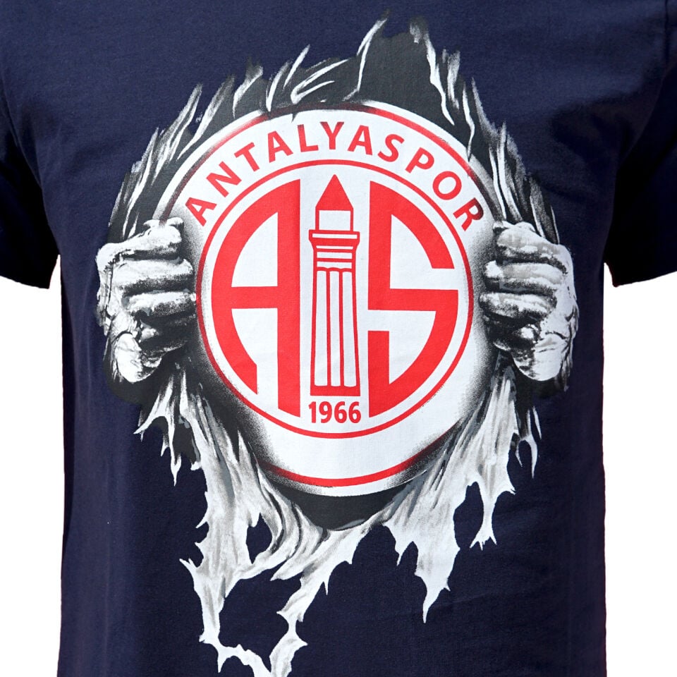 ANTALYASPOR GÖĞÜS PARÇA LOGO LACİVERT TSHİRT
