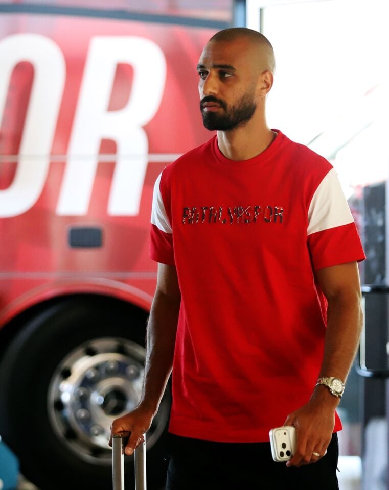 ANTALYASPOR KOL PARÇALI KABARTI YAZI KIRMIZI TSHİRT