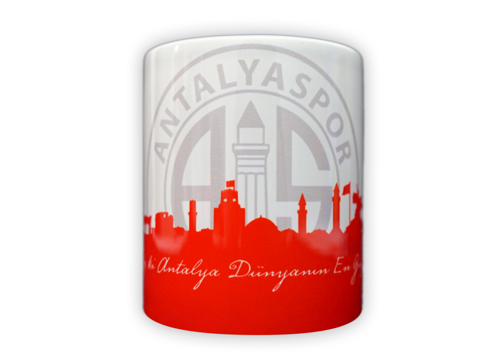 ANTALYASPOR SİLÜET HİÇ ŞÜPESİZ Kİ SÖZ KUPA BARDAK